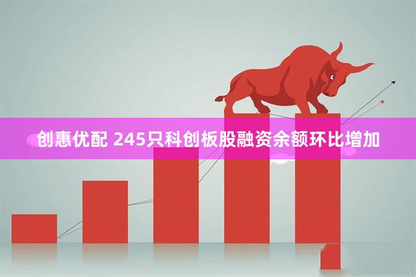 创惠优配 245只科创板股融资余额环比增加