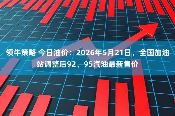 领牛策略 今日油价：2026年5月21日，全国加油站调整后92、95汽油最新售价